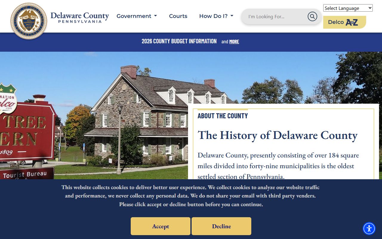 Delaware County bench warrants government website