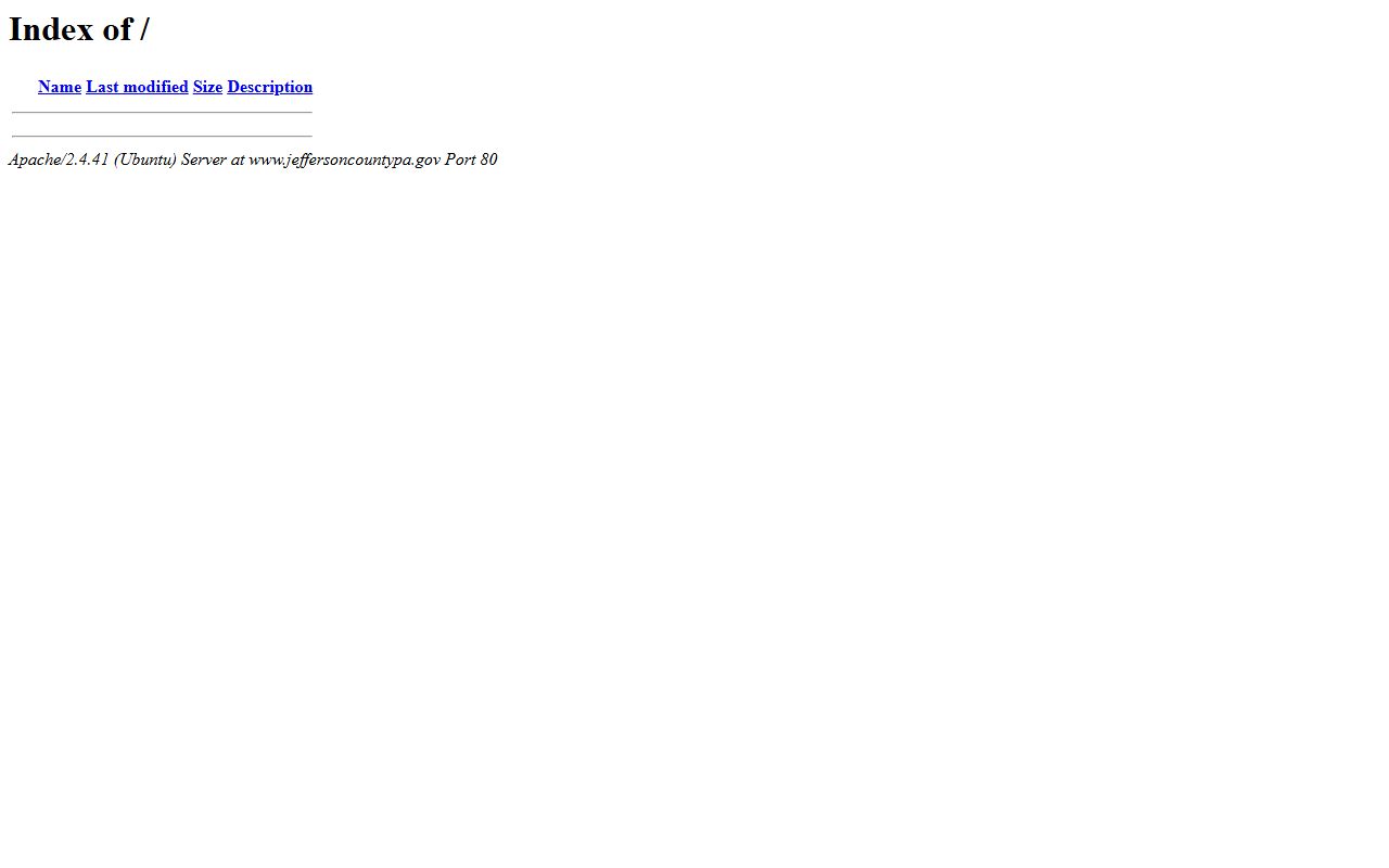 Jefferson County government website for bench warrant details